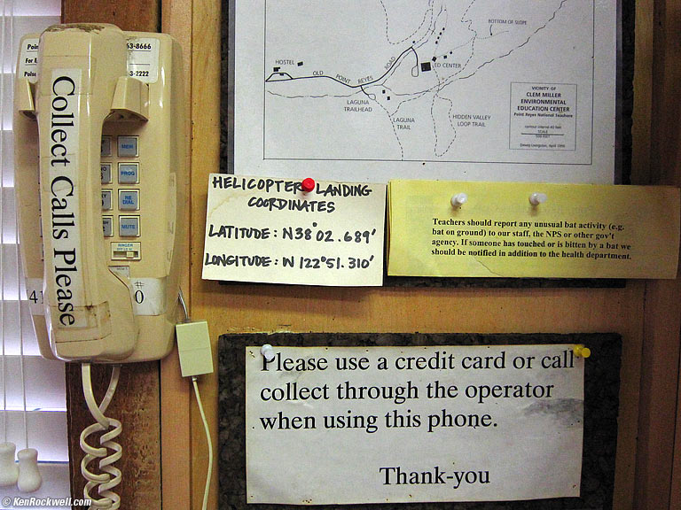 More Reading, Clem Miller Educational Center, Point Reyes, California, 12:13 PM.