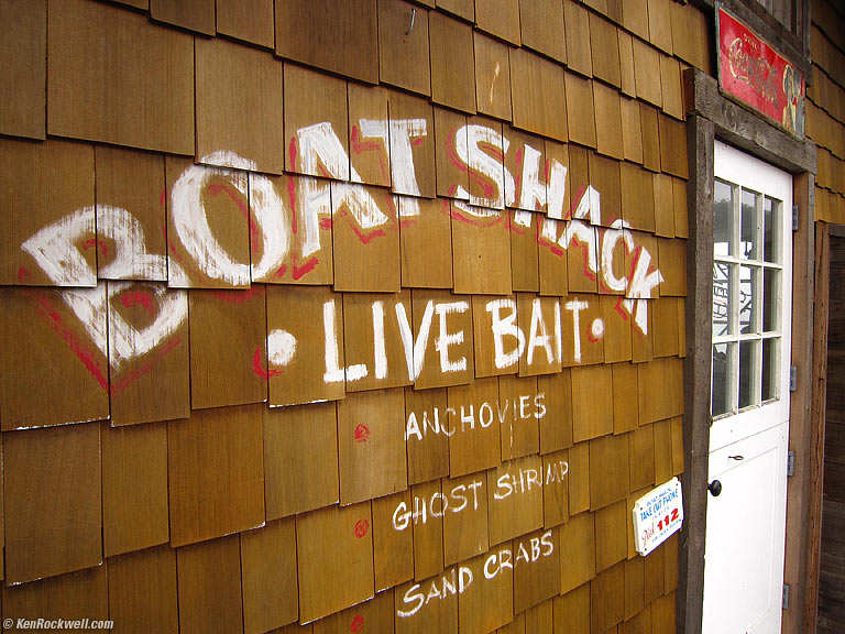 Boat Shack, Nick's Place, Tomales Bay, California, 3:46 PM.