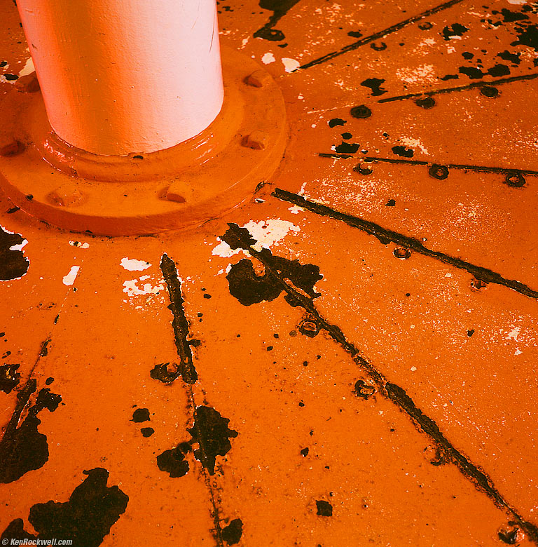 Orange, Point Reyes Lighthouse, Point Reyes, California, 4:05 PM.