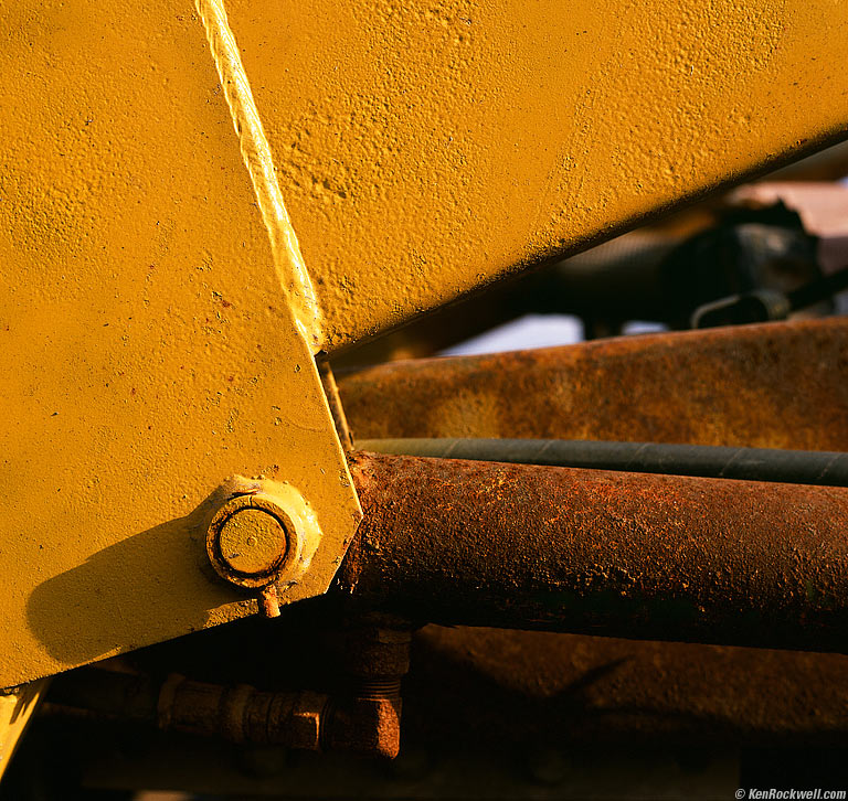 Yellow Farm Pivot, West Marin, California, 5:45 PM.