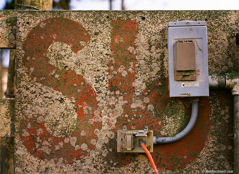 Electricity, West Marin, California, 5:45 PM.