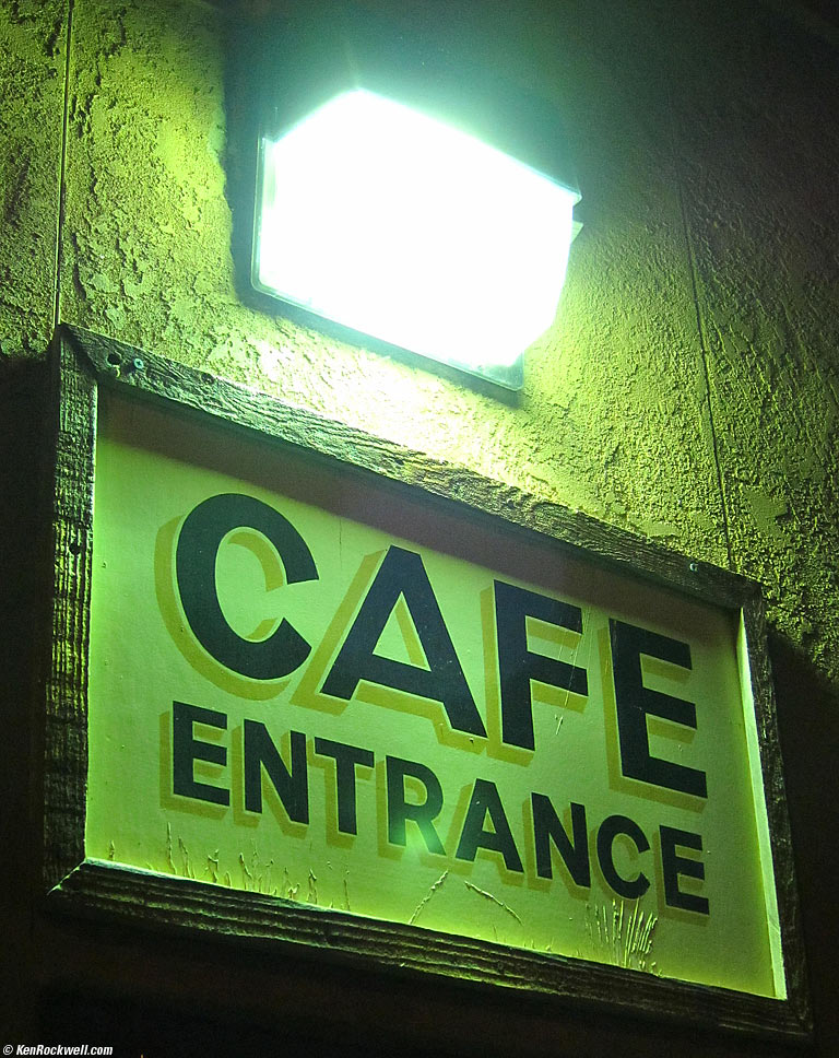San Juan Inn, Mexican Hat, Utah, 5:49 PM.