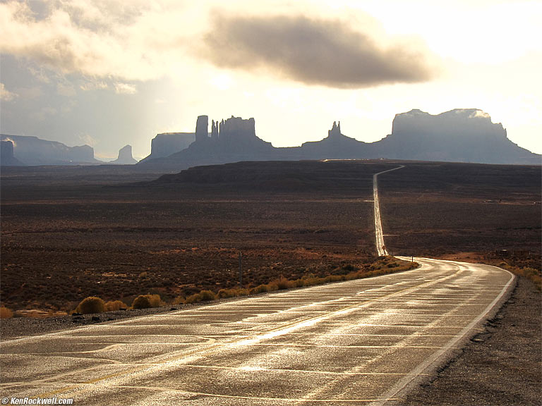 Monument Valley, Navajo Nation, 4:08 PM.