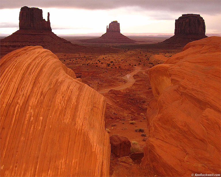 Monument Valley, Navajo Nation, 4:08 PM.