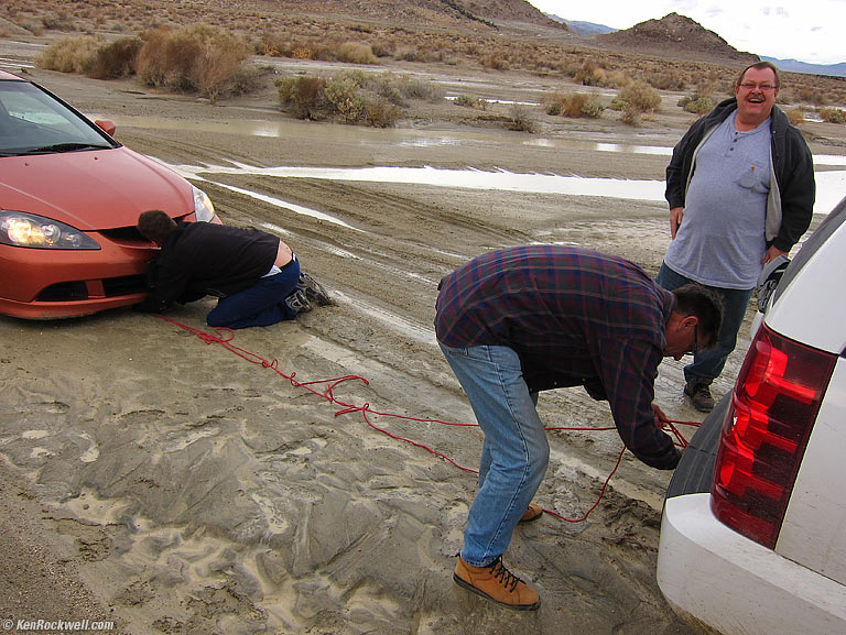 Richard Laughs, Trona Pinnacles, 3:32 P.M.