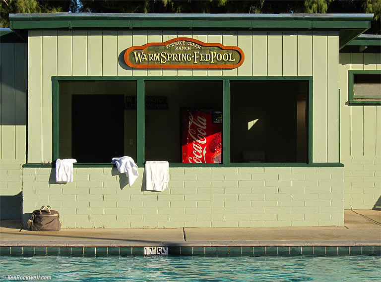 Warm Spring-Fed Pool, Furnace Creek Ranch, Death Valley, 8:34 A.M.