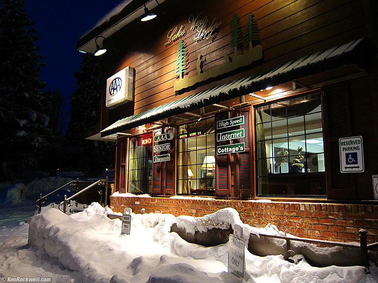 Snow, Lee Vining, California, 5:41 P.M.