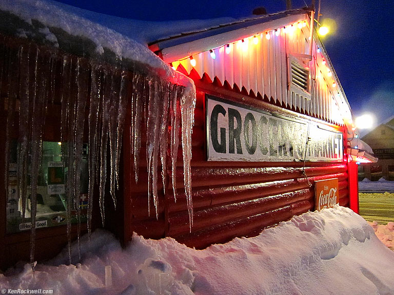Icicles, Lee Vining, California, 5:44 P.M.