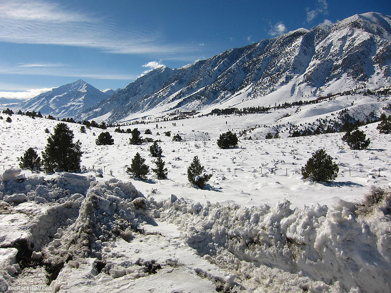 View from McGee Creek Trailer Park, 11:33 A.M.