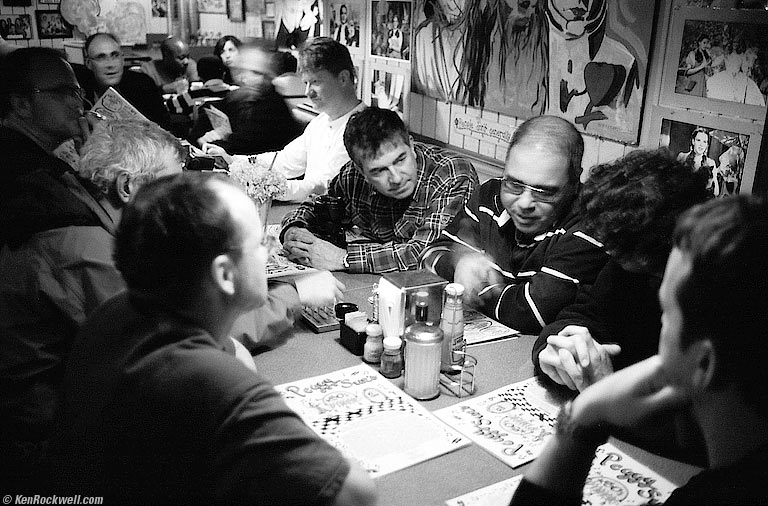 OUR GROUP AT PEGGY SUE'S, FORT IRWIN