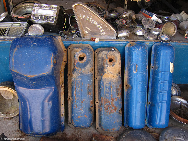 OIL PANS, HACKBERRY, ROUTE 66