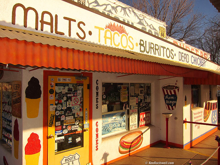 DELGADILLO'S SNOW-CAP DRIVE-IN, SELIGMAN, ARIZONA