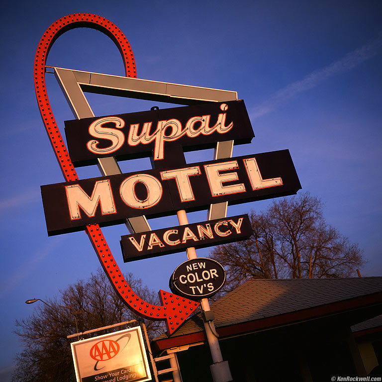 SUPAI MOTEL, FIRST LIGHT