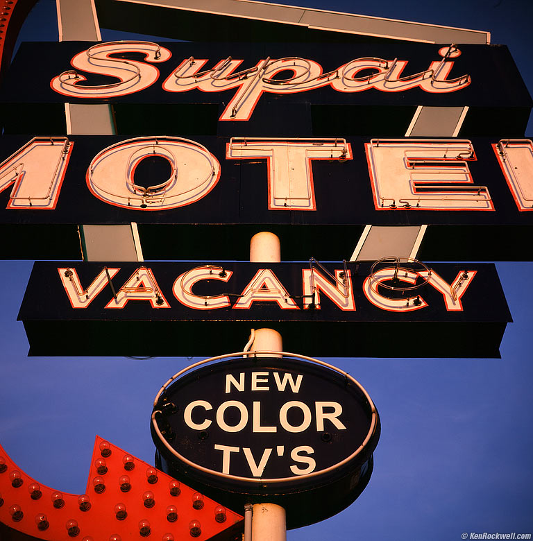 SUPAI MOTEL, FIRST LIGHT