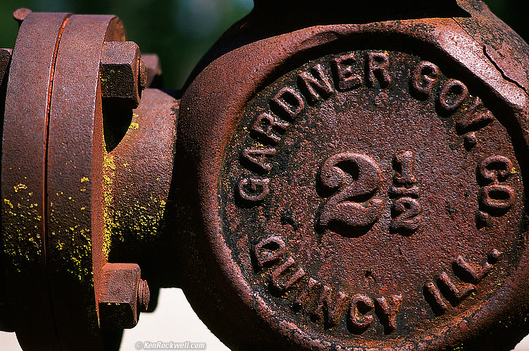 Gardner 2-1/2 Governor, Empire Mine, Grass Valley, California.