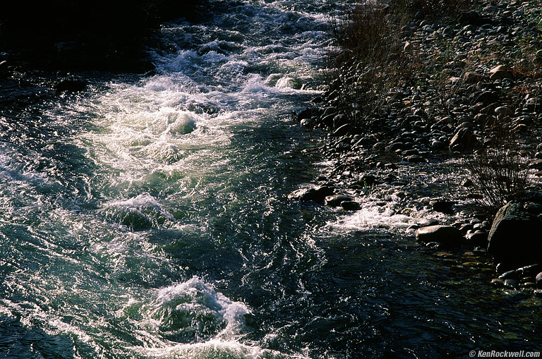 River, Downieville, California.