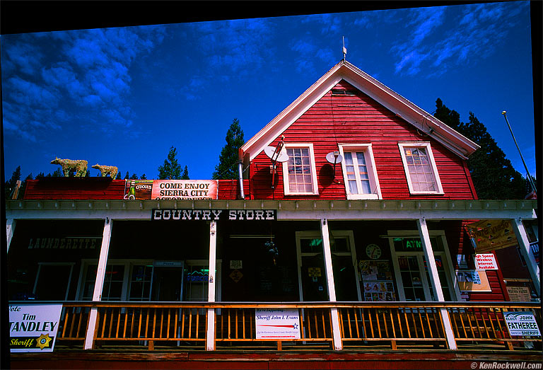 General Store, Sierra City, California.