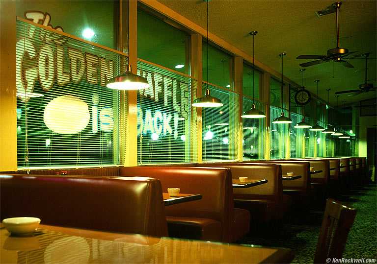 Golden Waffle, Chico, California.