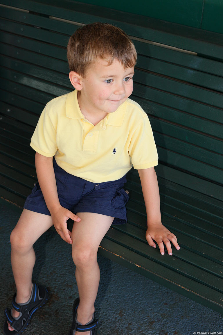Ryan at the Sugar Cane Train, Lahaina, Maui, 10:57 AM.