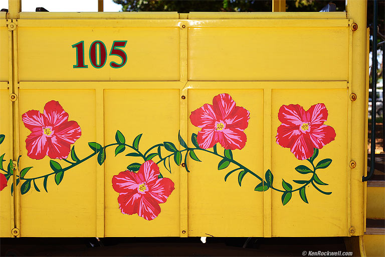 Ryan at the Sugar Cane Train, Lahaina, Maui, 10:57 AM.