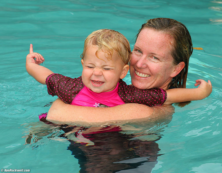 Aunt Lisa and Katie, Wailea, Maui. 2:28 PM.