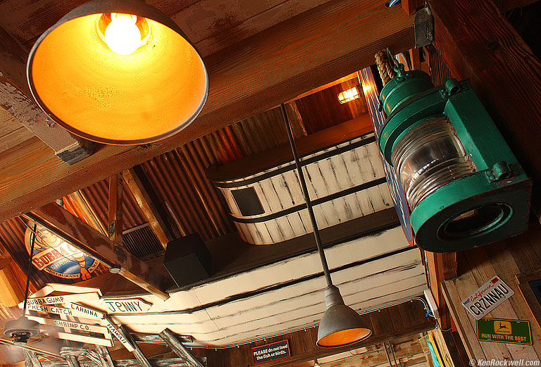 Bubba Gump Shrimp, Lahaina, Maui. 1:44 PM.