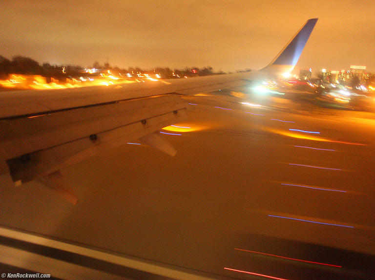 Touchdown, San Diego, 9:38 PM.