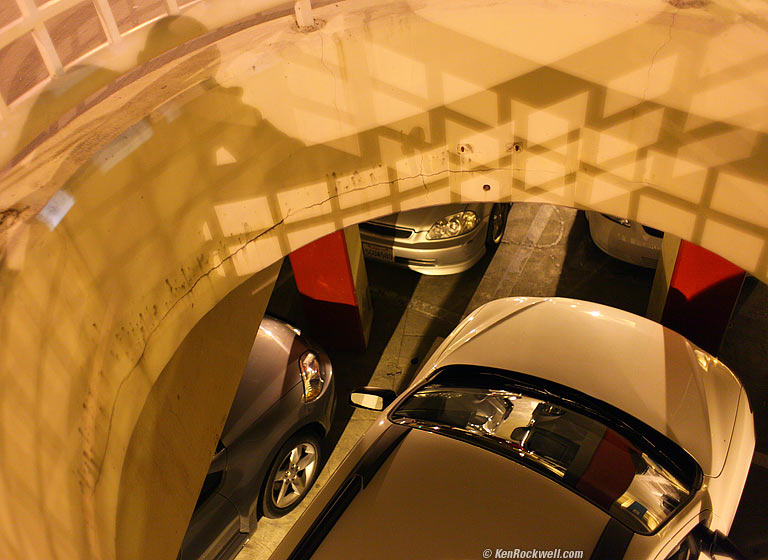 Van in the hole. 10:22 PM.