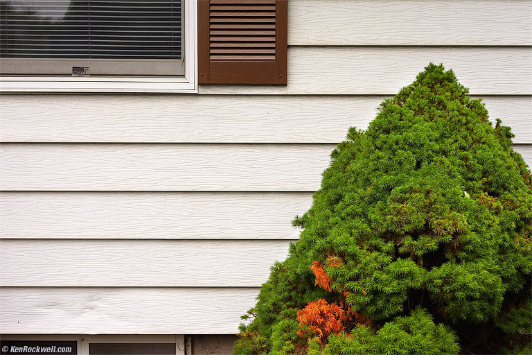 Green Triangle with Orange, Colonial Shores, Hampton Bays, Long Island, 1:29 PM.