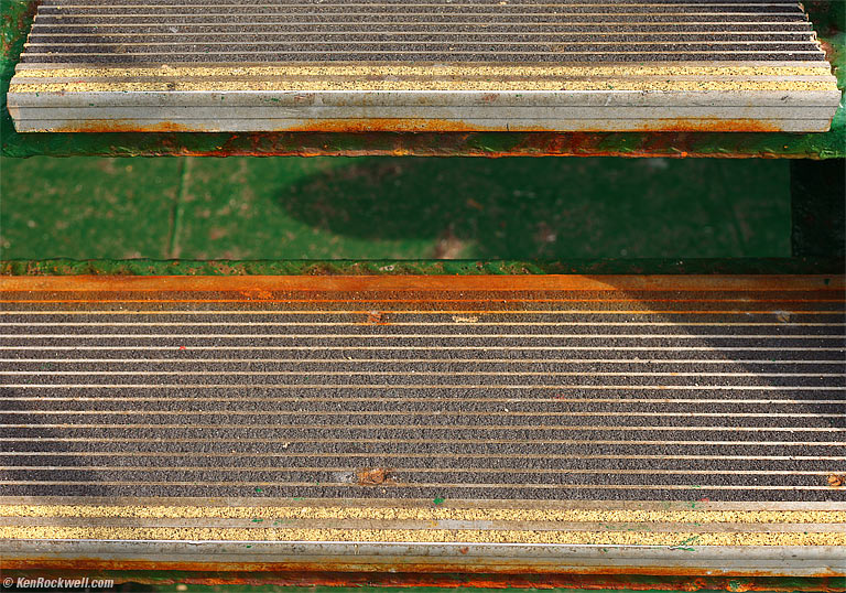 Steps, Port Jefferson Ferry, Long Island Sound, 5:09 PM.