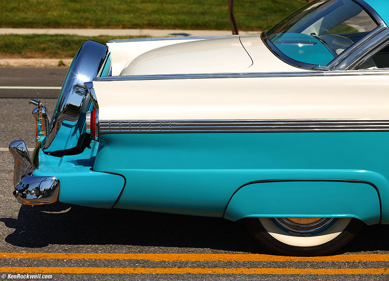 Ford Fairlane, Memorial Day Parade, Plainview, Long Island, 10:25 AM.