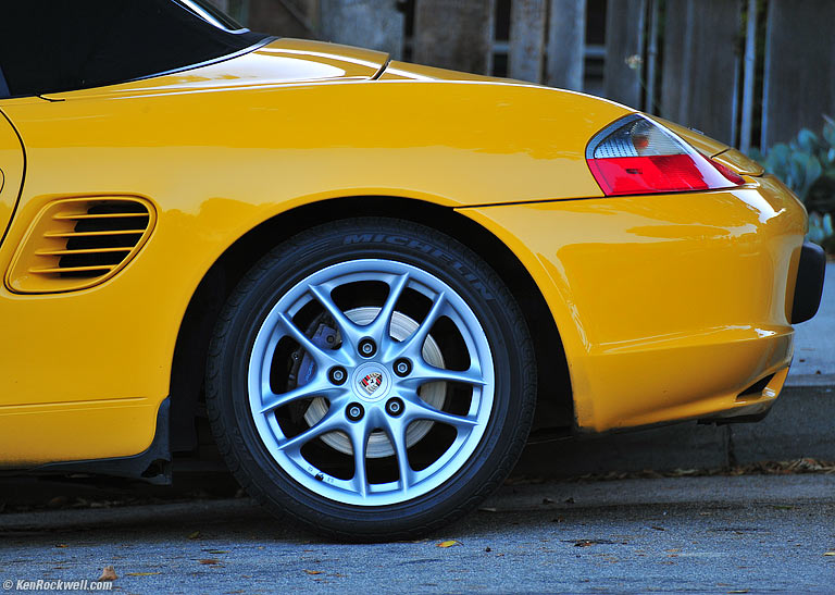 Boxter across the street from the Los Padres Inn, San Luis Obispo, California, 8:12 PM.