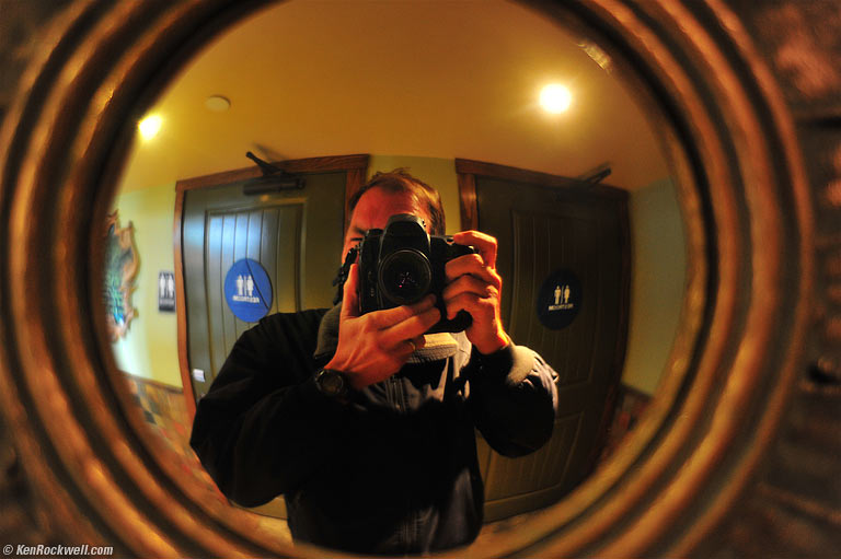 Rockwell by the Toilets, Linn's, Cambria, California, 9:53 AM.