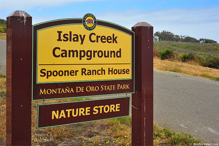 Foolish sign, Monta&ntilde;a de Oro, California, 12:45 PM.