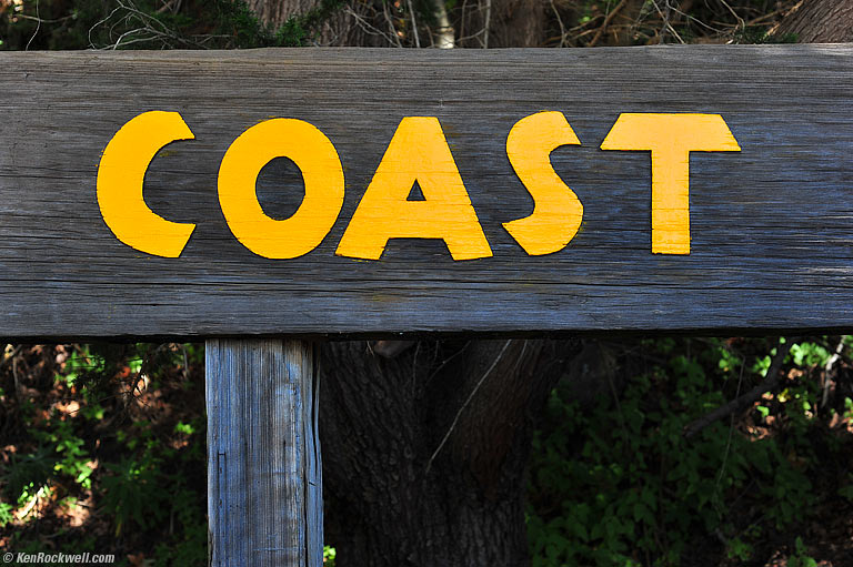 Coast Gallery, Big Sur, California, 1:30 PM.