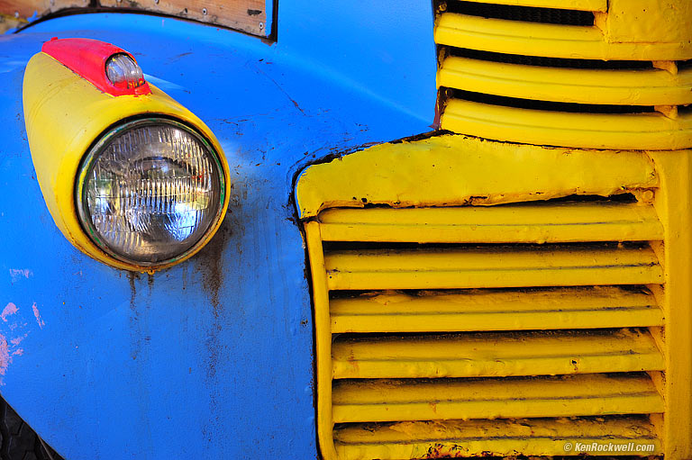 Truck, River Inn, Big Sur, California, 5:17 PM.