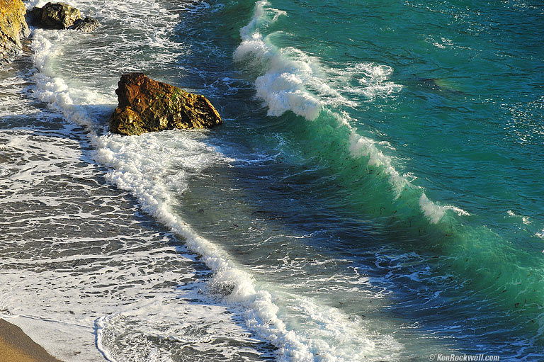 Baby Green Room, Big Sur, California, 6:34 PM.