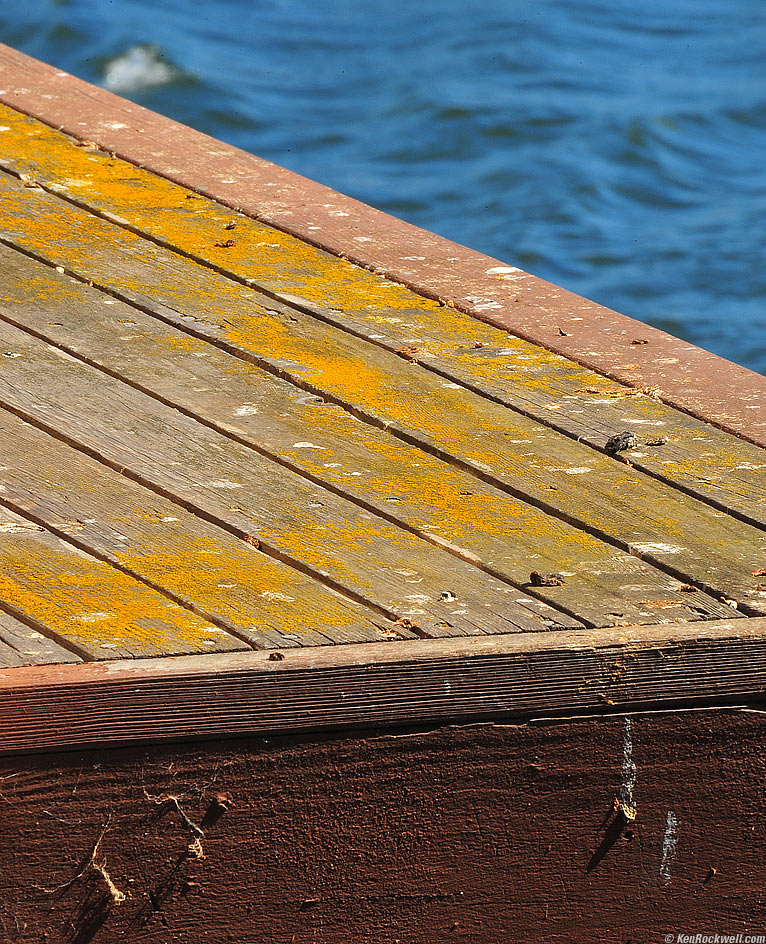 Yellow Triangle, Morro Bay, California, 4:01 PM.