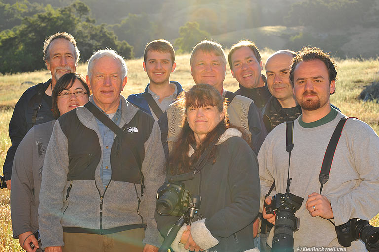 Photo Tour Group, San Simeon, California, 7:40 AM.