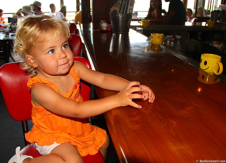 Katie at the bar, 12:31 PM.