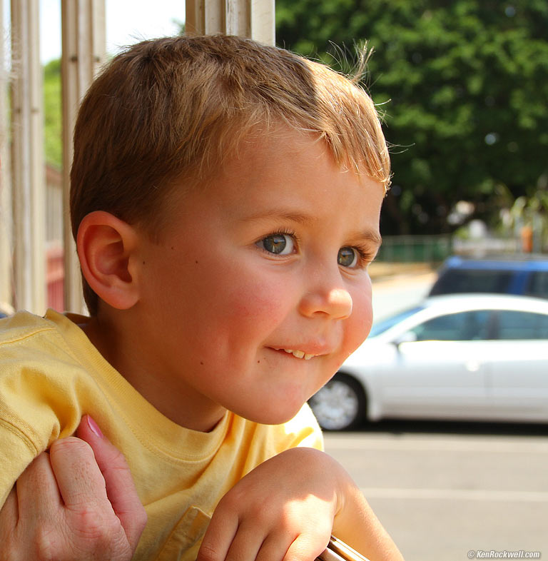 Ryan on the Sugar Cane Train, 1:06 PM. 