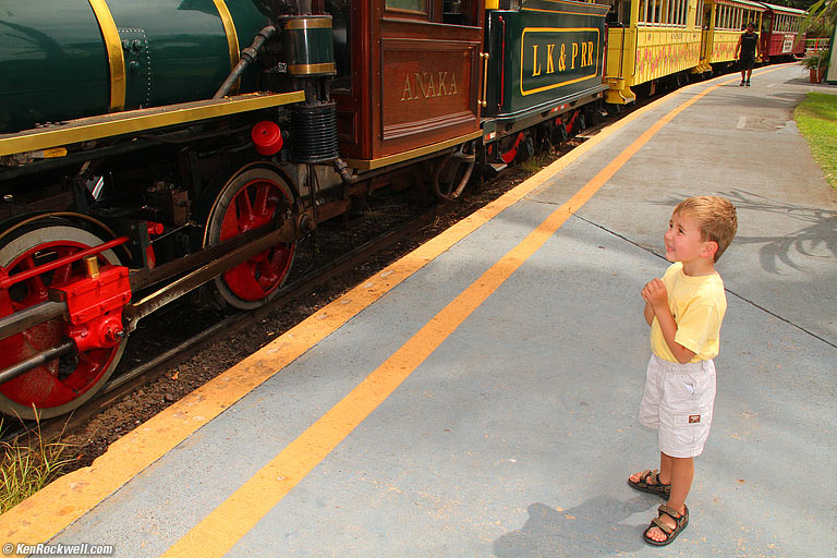 Ryan at the Sugar Cane Train, 2:32 PM. 