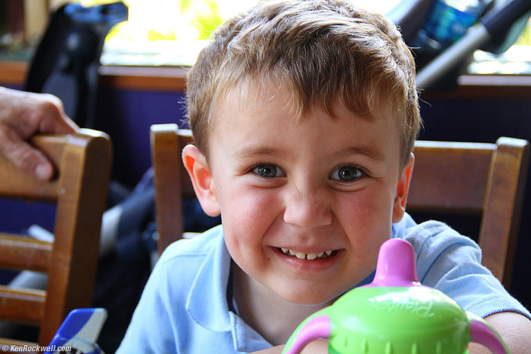 Ryan at the cheeseburger place, 11:32 AM.
