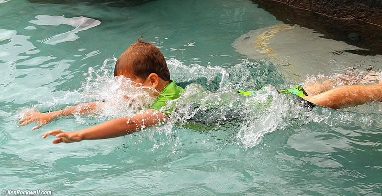 Ryan dives, 3 of 4, 2:45 PM.