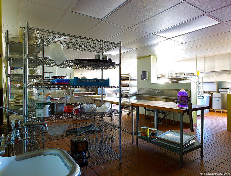 Kitchen, Aztec Motel