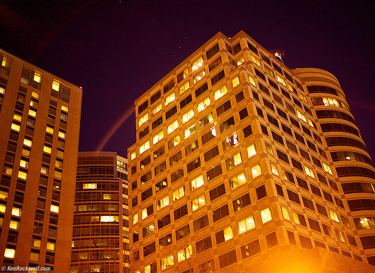 Dark Rainbow over Sacramento.