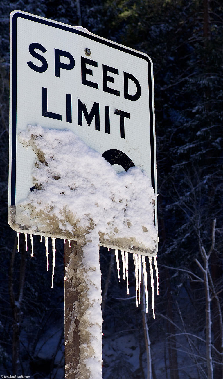 No Limits: Sun Sparkle on Icicle, Yosemite