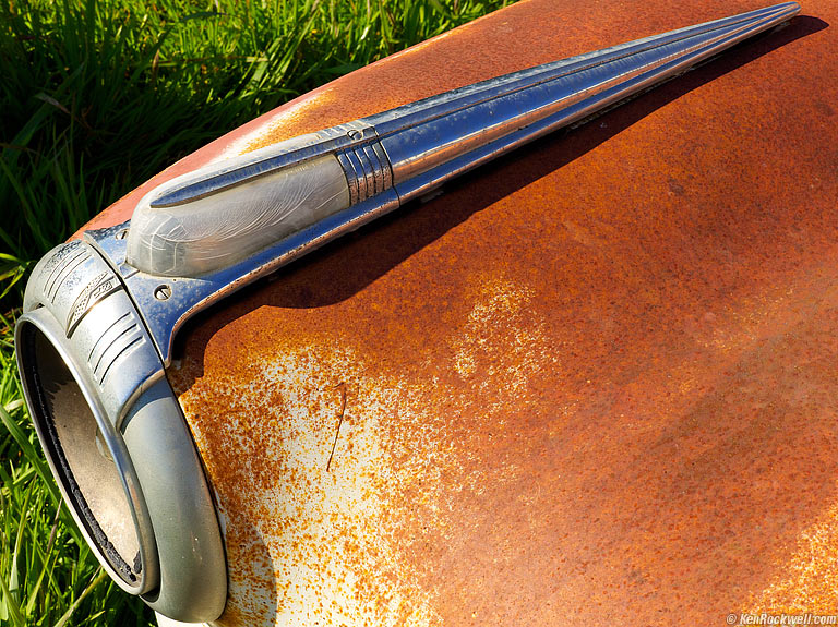 Brown and Green, Buick Eight, north of Planada