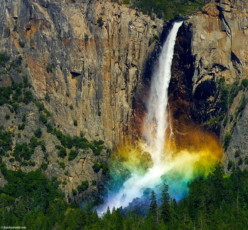 Rainbow in Falls, Yosemite Valley