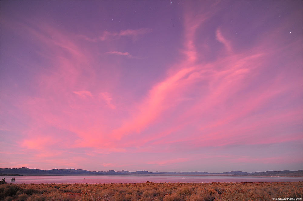 Magenta Sky, South Tufa